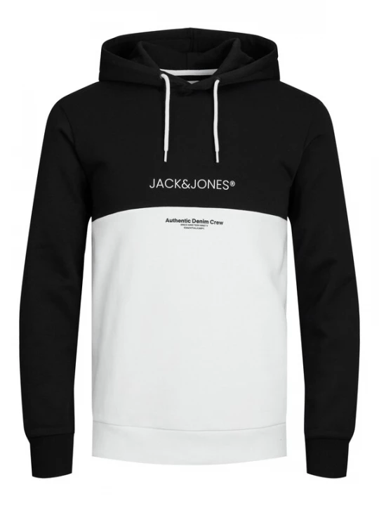Foto van product JACK & JONES Sweatshirt 'JJERyder' zwart / wit