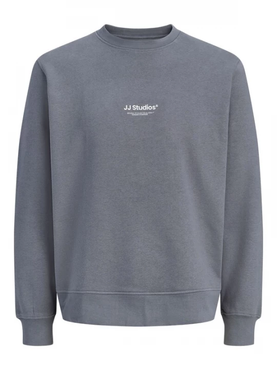 Foto van product JACK & JONES Sweatshirt 'JJESoho' basaltgrijs / wit