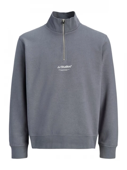 Foto van product JACK & JONES Sweatshirt 'JJESoho' donkergrijs / wit