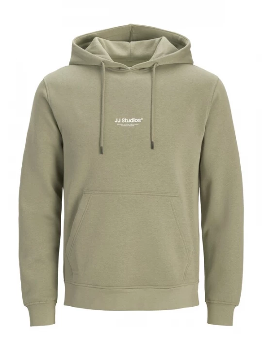 Foto van product JACK & JONES Sweatshirt 'JJESoho' olijfgroen / wit