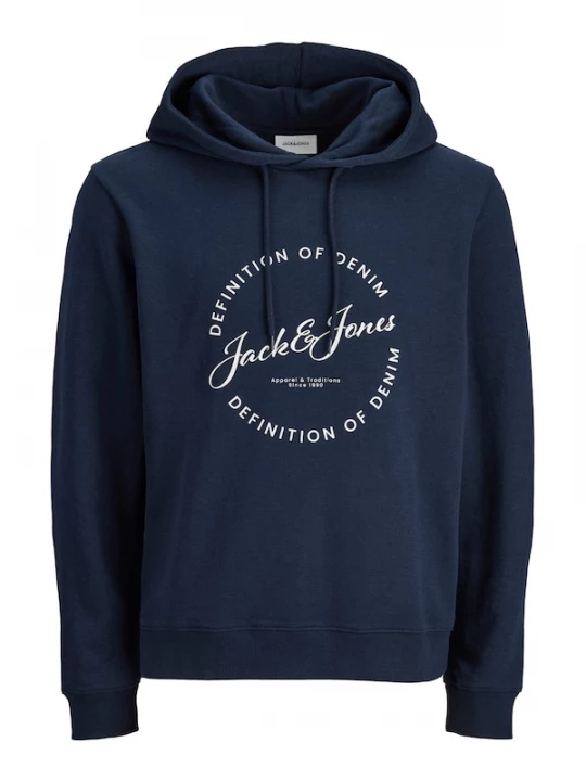Foto van product JACK & JONES Sweatshirt 'JJGrayson' navy / wit
