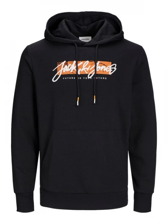 Foto van product JACK & JONES Sweatshirt 'JJTiley' oranje / zwart / wit