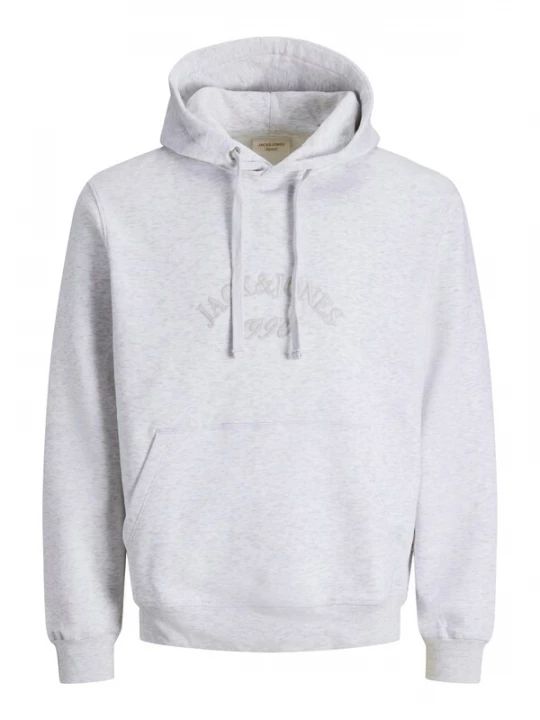 Foto van product JACK & JONES Sweatshirt 'JORBLEECKER' beige / wit gemêleerd