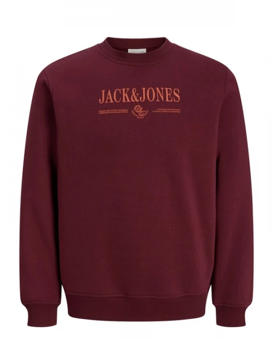 Foto van product JACK & JONES Sweatshirt 'JORFREDERIKSBERG' bessen / lichtrood