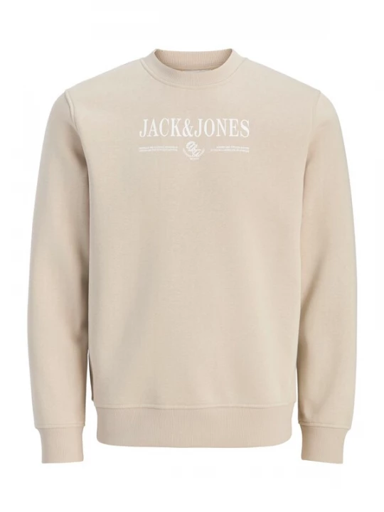 Foto van product JACK & JONES Sweatshirt 'JORFREDERIKSBERG' taupe / wit