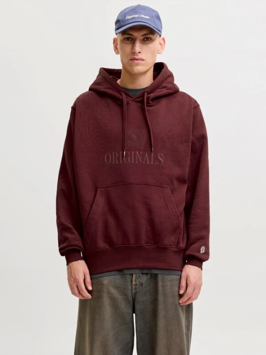 Foto van product JACK & JONES Sweatshirt 'JORFrederiksberg' wijnrood