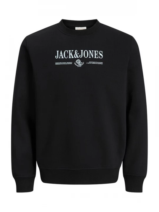 Foto van product JACK & JONES Sweatshirt 'JORFREDERIKSBERG' zwart / wit