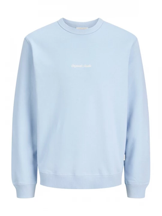 Foto van product JACK & JONES Sweatshirt 'JORNorrebro' lichtblauw / wit