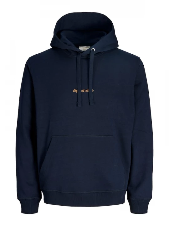 Foto van product JACK & JONES Sweatshirt 'JORNorrebro' nachtblauw / oranje