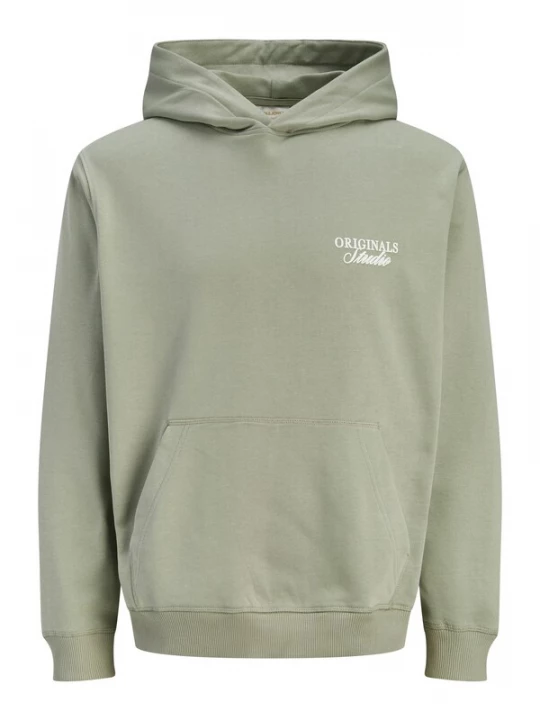 Foto van product JACK & JONES Sweatshirt 'JORNorrebro' pastelgroen / wit