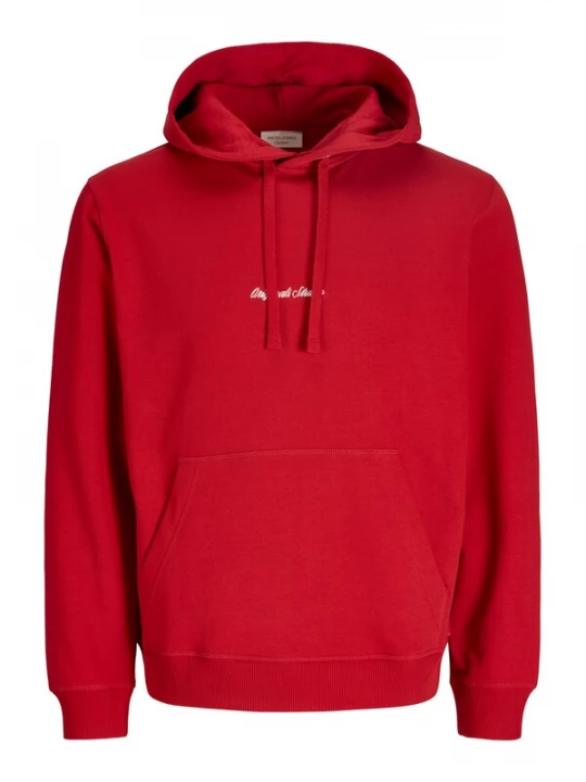 Foto van product JACK & JONES Sweatshirt 'JORNorrebro' rood / wit