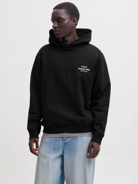 Foto van product JACK & JONES Sweatshirt 'JORNORREBRO' zwart / wit