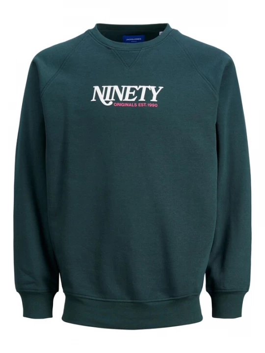 Foto van product JACK & JONES Sweatshirt 'JORRedhook' donkergroen / rood / wit
