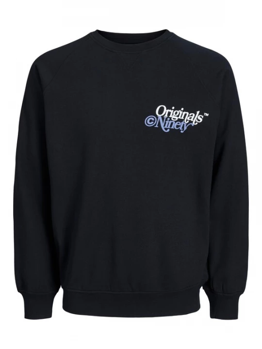 Foto van product JACK & JONES Sweatshirt 'JORRedhook' lichtblauw / zwart / wit
