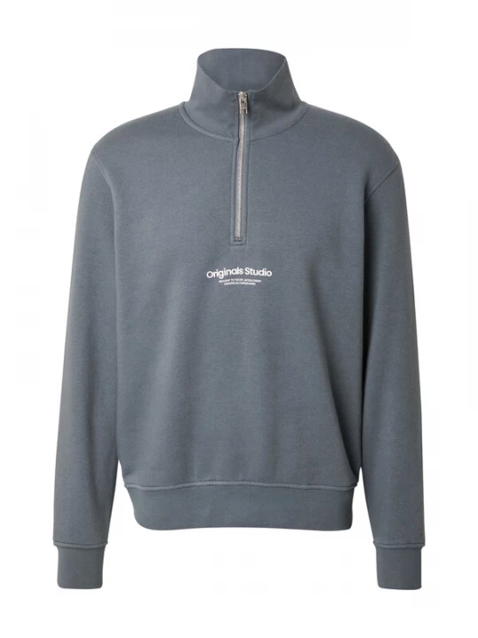 Foto van product JACK & JONES Sweatshirt 'JORVesterbro' basaltgrijs / wit