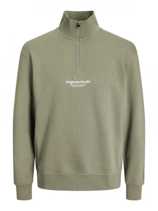 Foto van product JACK & JONES Sweatshirt 'JORVesterbro' groen / wit