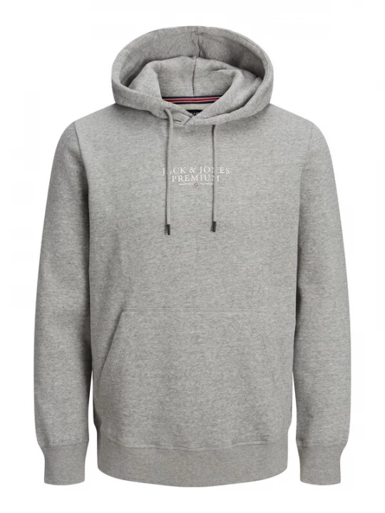 Foto van product JACK & JONES Sweatshirt 'JPRBLUArchie' grijs gemêleerd / wit