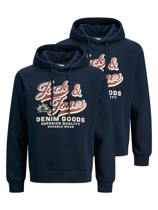 Foto van product JACK & JONES Sweatshirt 'Logo' donkerblauw
