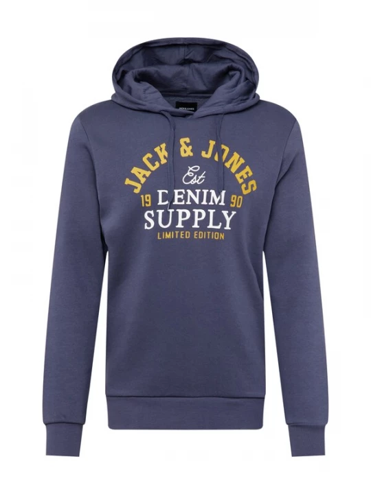 Foto van product JACK & JONES Sweatshirt marine / curry / wit