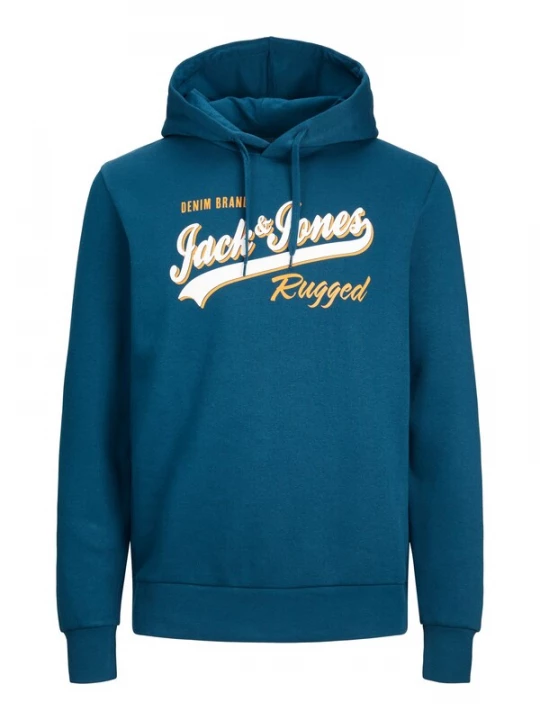 Foto van product JACK & JONES Sweatshirt marine / oranje / wit