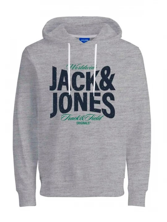 Foto van product JACK & JONES Sweatshirt 'Mel' navy / grijs gemêleerd / groen / wit