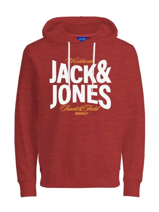 Foto van product JACK & JONES Sweatshirt 'Mel' oranje / rood / wit