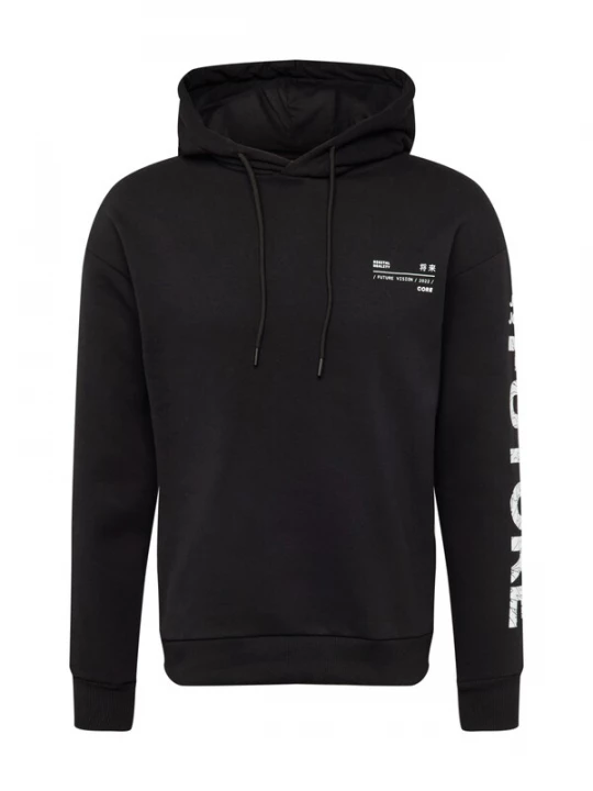 Foto van product JACK & JONES Sweatshirt 'Mono' zwart / wit