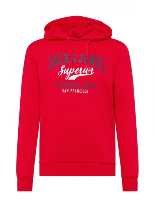 Foto van product JACK & JONES Sweatshirt nachtblauw / rood / wit