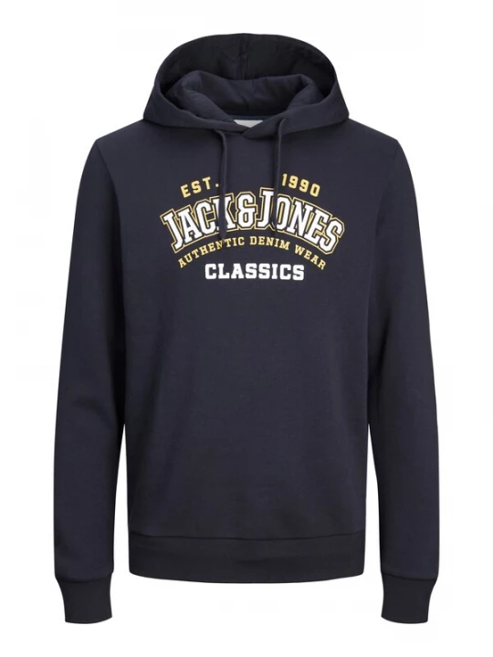 Foto van product JACK & JONES Sweatshirt navy / geel / wit