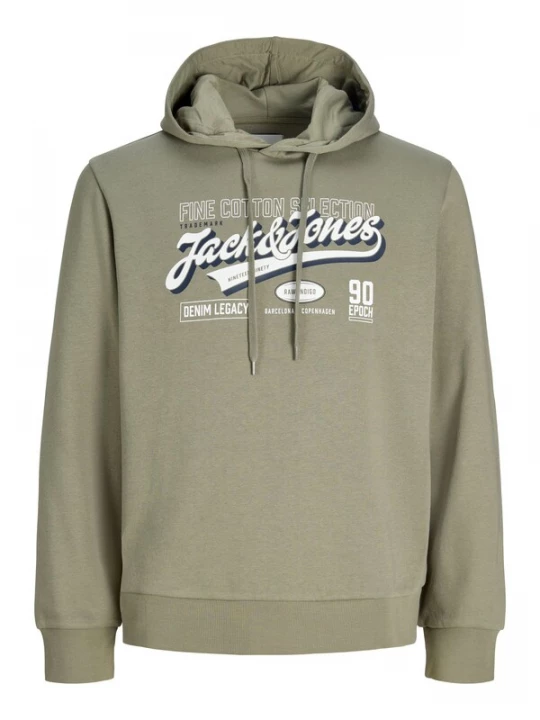 Foto van product JACK & JONES Sweatshirt navy / jade groen / wit