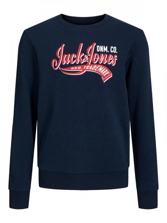 Foto van product JACK & JONES Sweatshirt navy / rood / wit