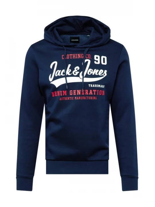 Foto van product JACK & JONES Sweatshirt navy / rood / wit