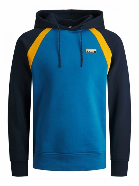 Foto van product JACK & JONES Sweatshirt navy / royal blue / koningsblauw / geel