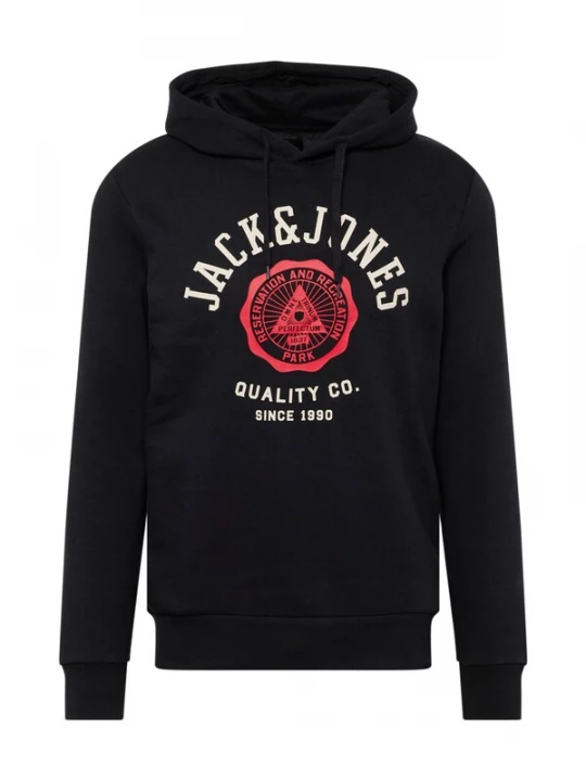 Foto van product JACK & JONES Sweatshirt rood / zwart / wit
