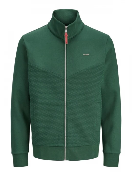 Foto van product JACK & JONES Sweatvest 'Blufrankie' donkergroen