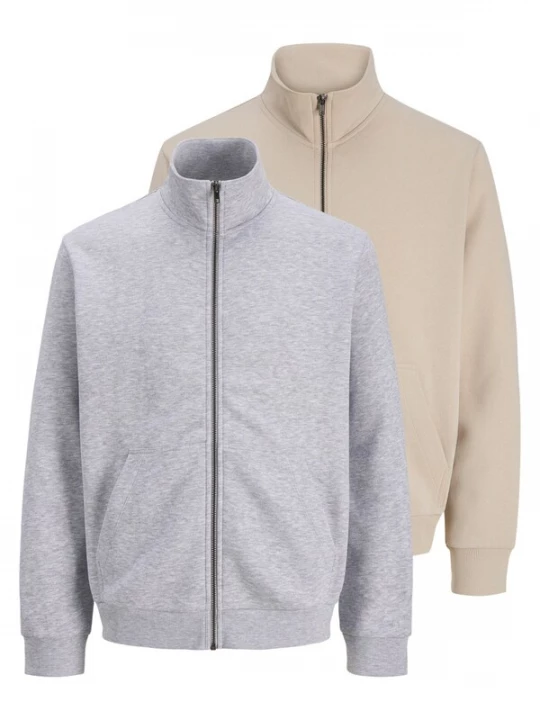 Foto van product JACK & JONES Sweatvest 'Bradley' beige / grijs