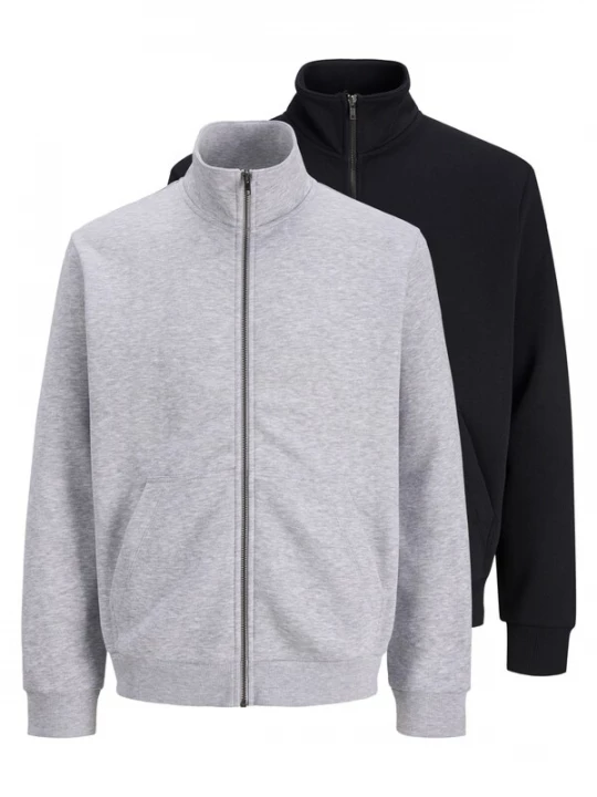 Foto van product JACK & JONES Sweatvest 'Bradley' grijs / zwart