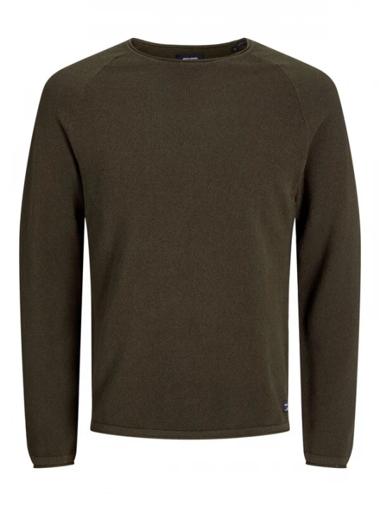 Foto van product JACK & JONES Trui 'HILL' donkergroen