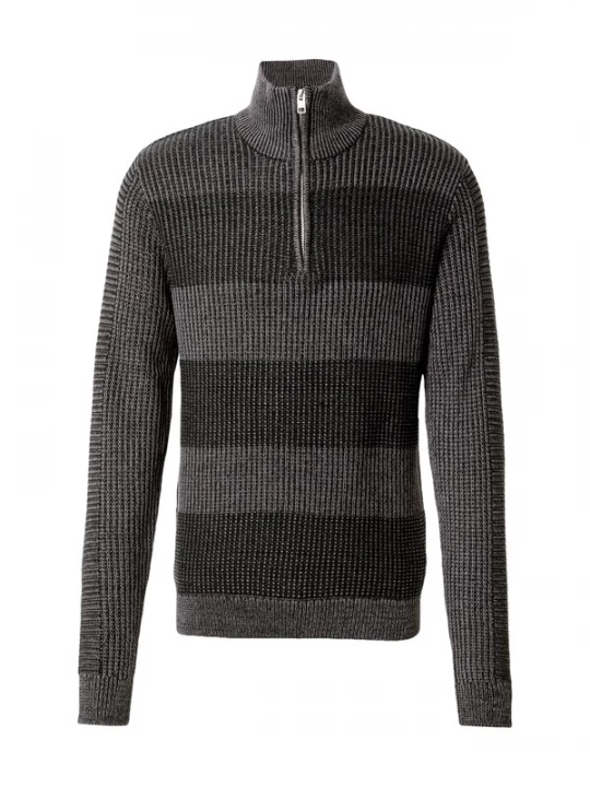 Foto van product JACK & JONES Trui 'JJHugo' antraciet / zwart