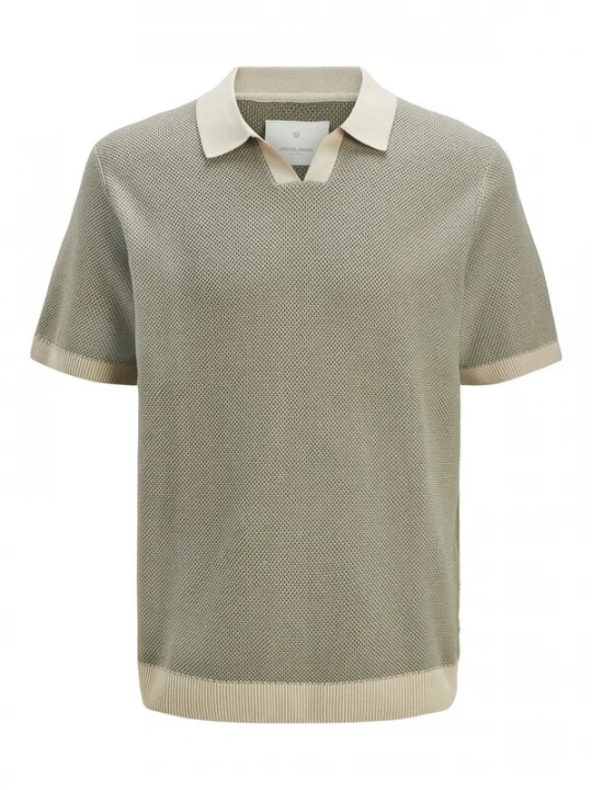 Foto van product JACK & JONES Trui 'JPRCCeaston' greige / olijfgroen