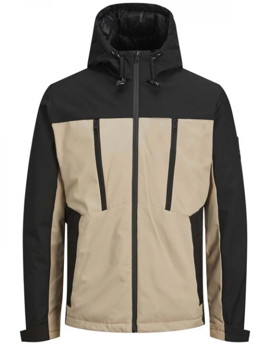 Foto van product JACK & JONES Tussenjas 'Abel' beige / zwart