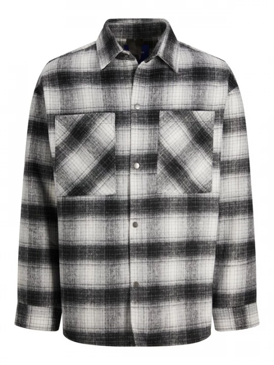 Foto van product JACK & JONES Tussenjas 'Bane' antraciet / lichtgrijs / wit