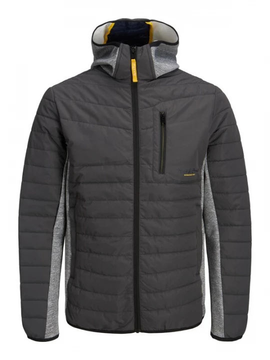 Foto van product JACK & JONES Tussenjas 'Berg' geel / grijs / grafiet / zwart