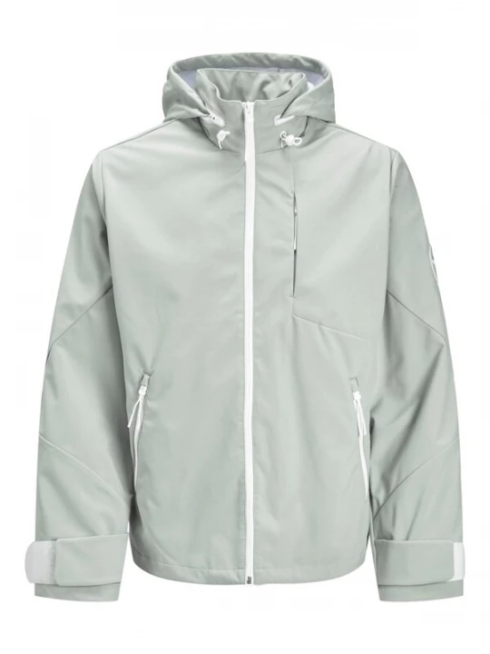 Foto van product JACK & JONES Tussenjas 'Flit' pastelgroen / wit