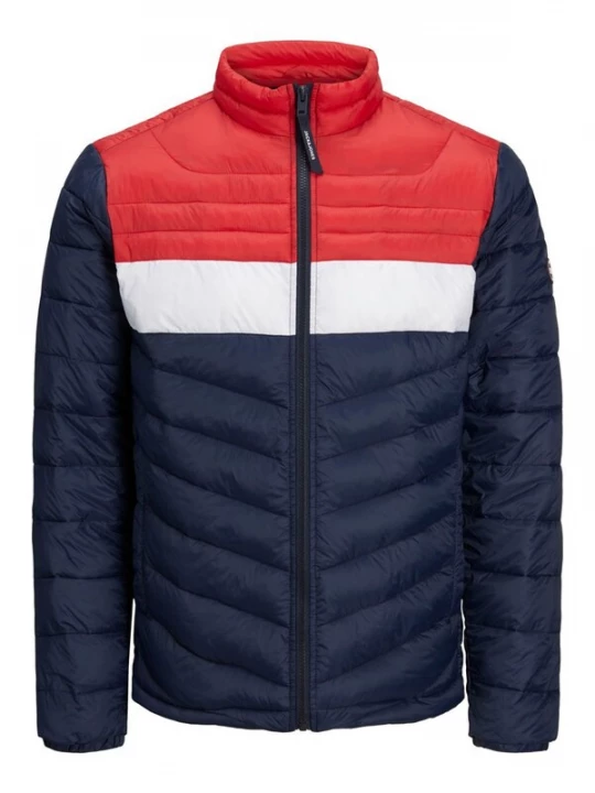 Foto van product JACK & JONES Tussenjas 'Hero' marine / rood / wit