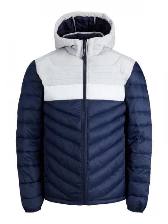 Foto van product JACK & JONES Tussenjas 'Hero' navy / grijs / wit