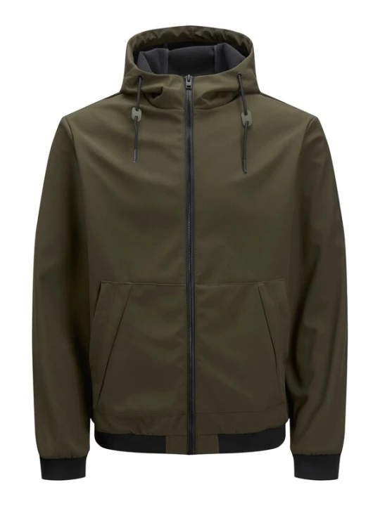Foto van product JACK & JONES Tussenjas 'JCOClassic' kaki / limoen / zwart