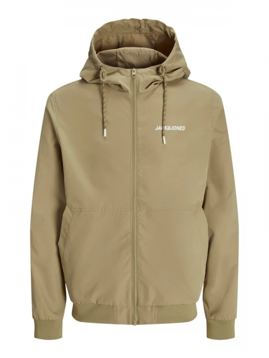 Foto van product JACK & JONES Tussenjas 'JJERush' donkerbeige / wit