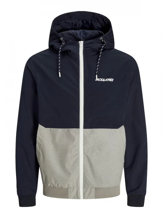 Foto van product JACK & JONES Tussenjas 'JJERush' navy / greige / wit