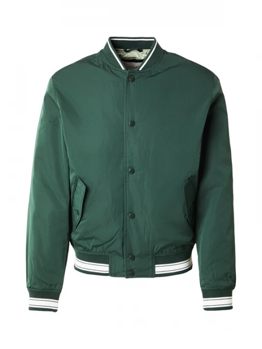 Foto van product JACK & JONES Tussenjas 'JORGREENE' donkergroen / wit